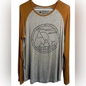 ✌️Dutch Bros VINTAGE Long Sleeve SMALL “Get Up Early..”